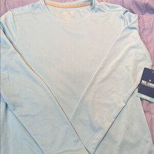 Reel Legends Women’s Light Blue Long Sleeve Tee-medium